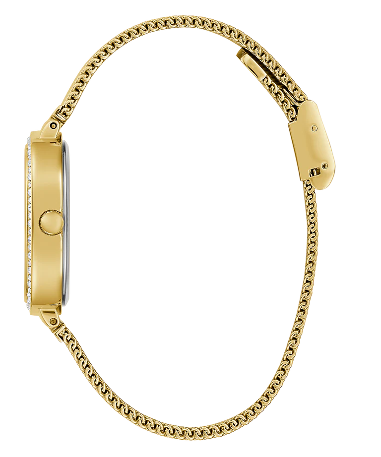 Women Guess Dress Gold Watch