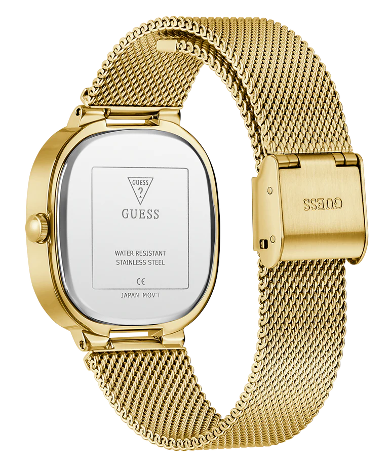Women Guess Dress Gold Watch