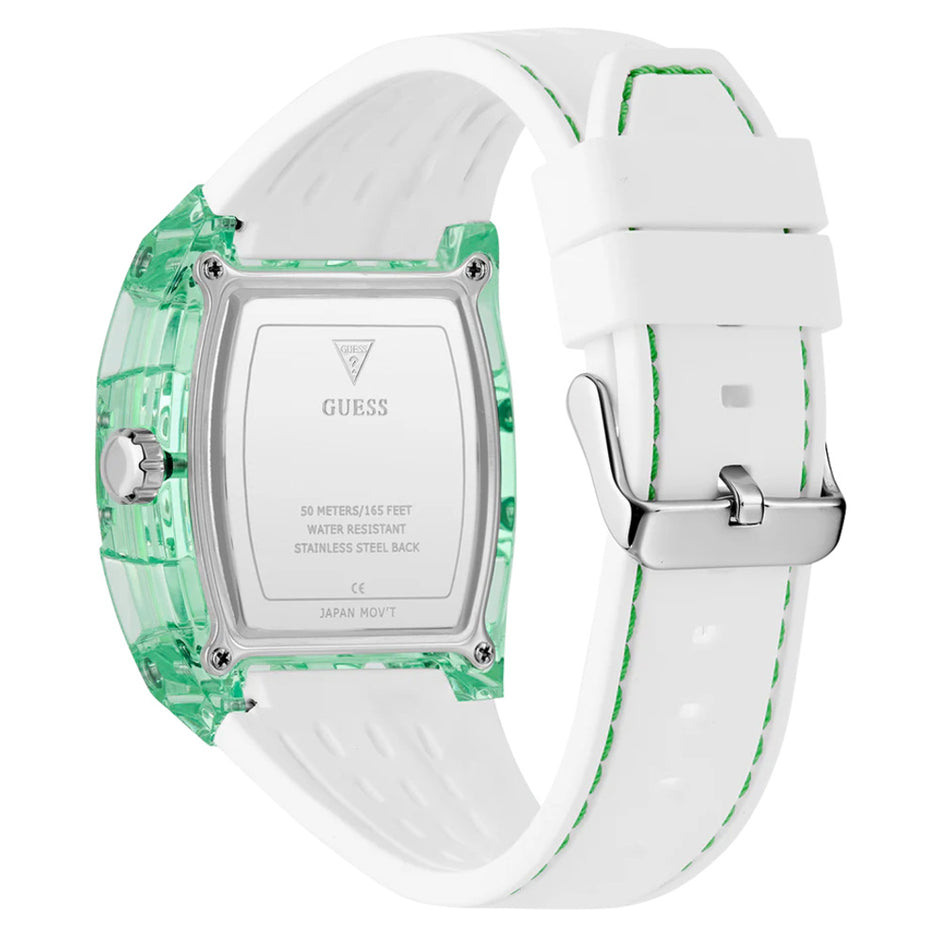 Men Guess Trend White Watch