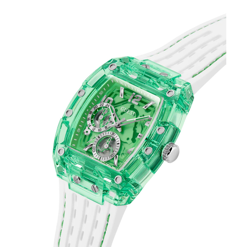 Men Guess Trend White Watch