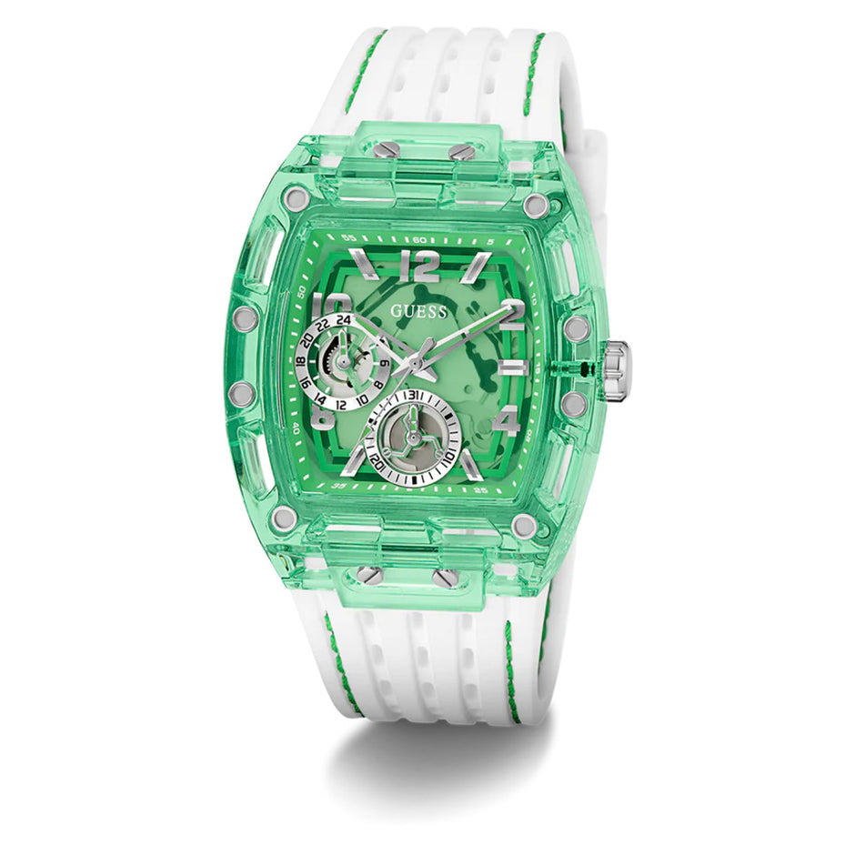 Men Guess Trend White Watch