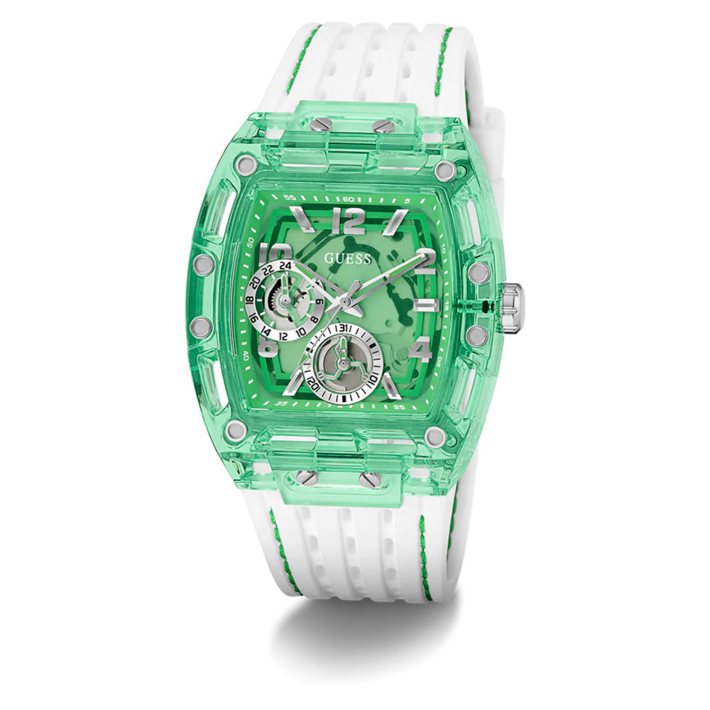 Men Guess Trend White Watch