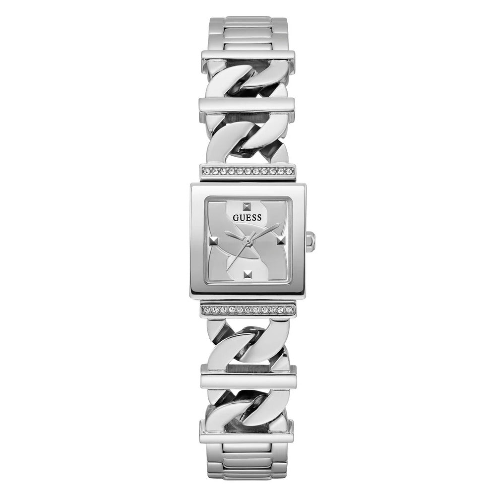 Women Guess Dress Silver Watch