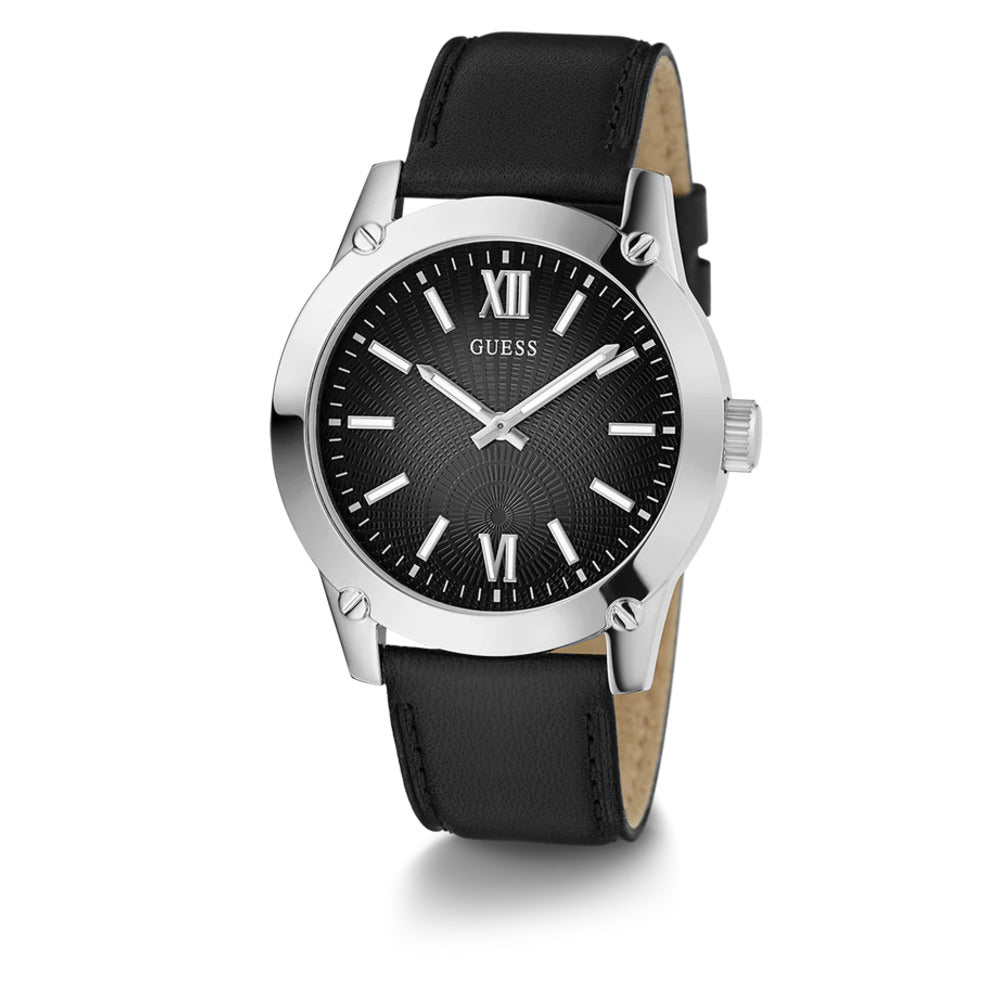 Men Guess Dress Black Watch