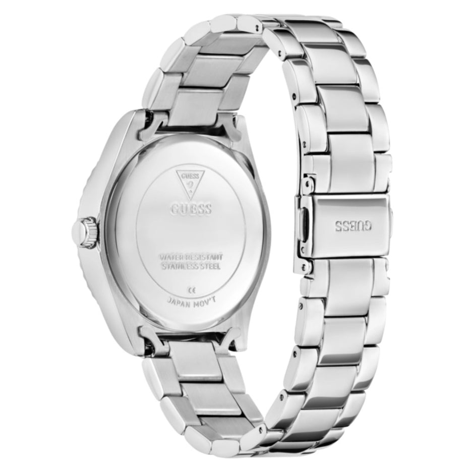 Women Guess Dress Silver Watch