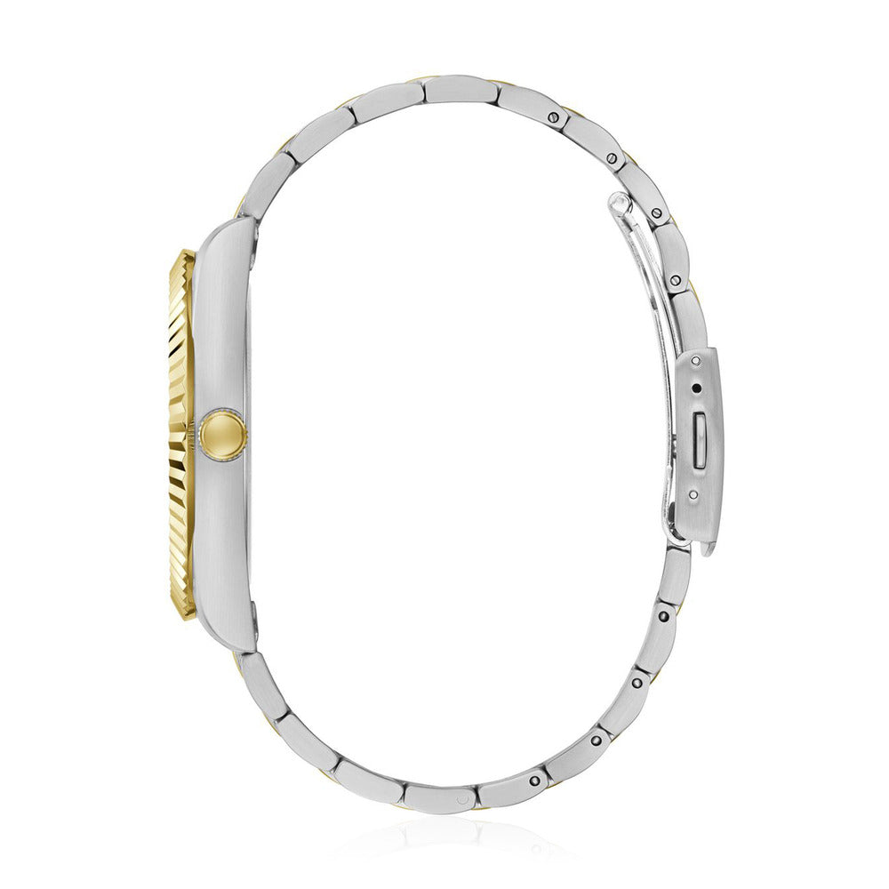 Men Guess Dress Two Tone Watch