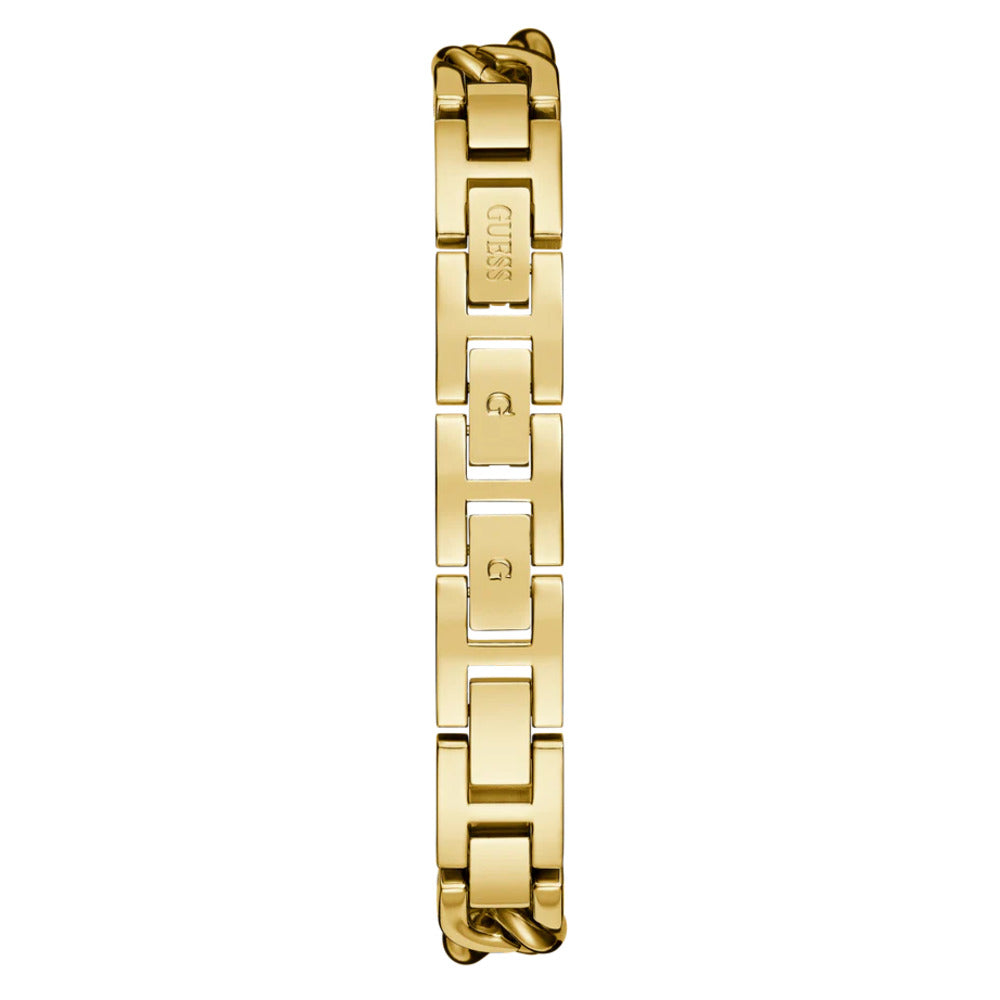 Women Guess Bejeweled Gold Watch