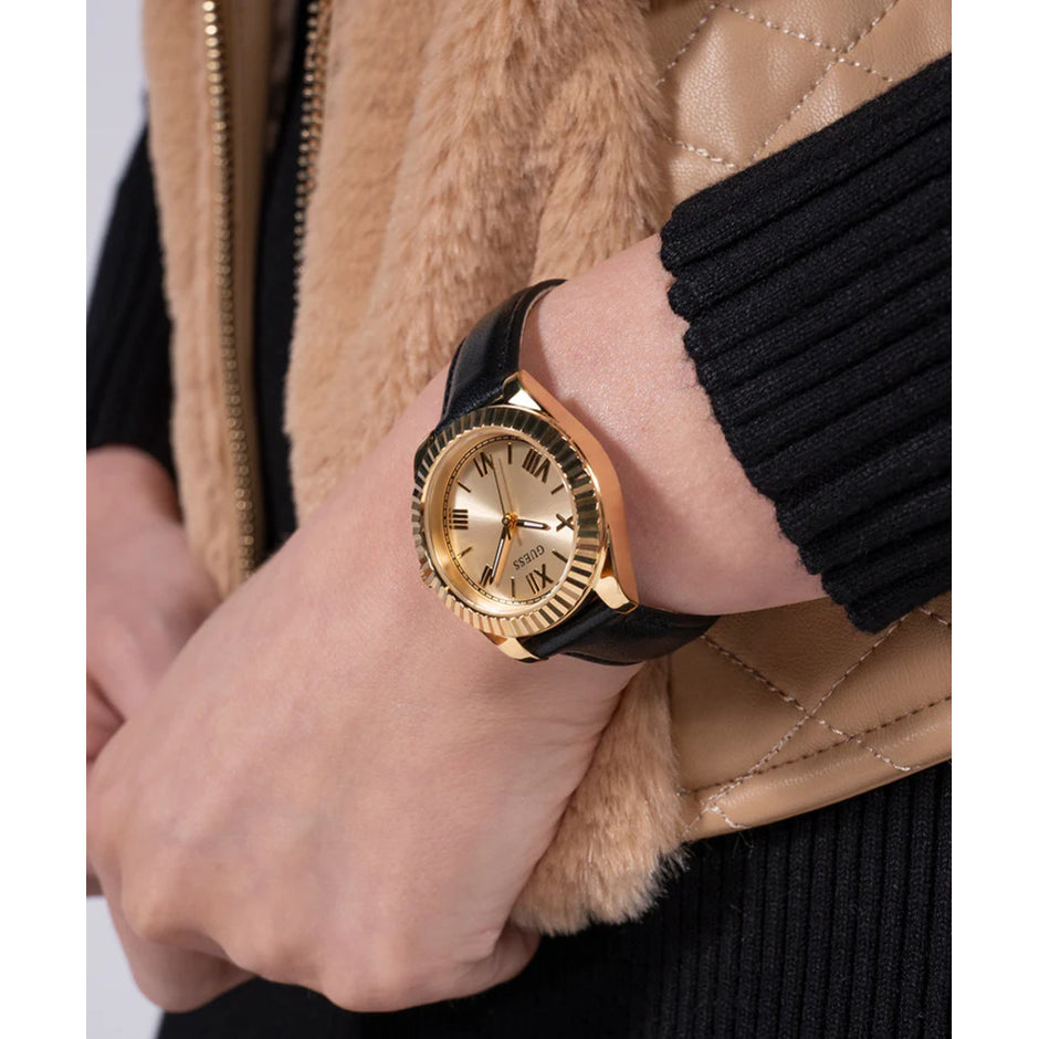 Women Guess Dress Black Watch