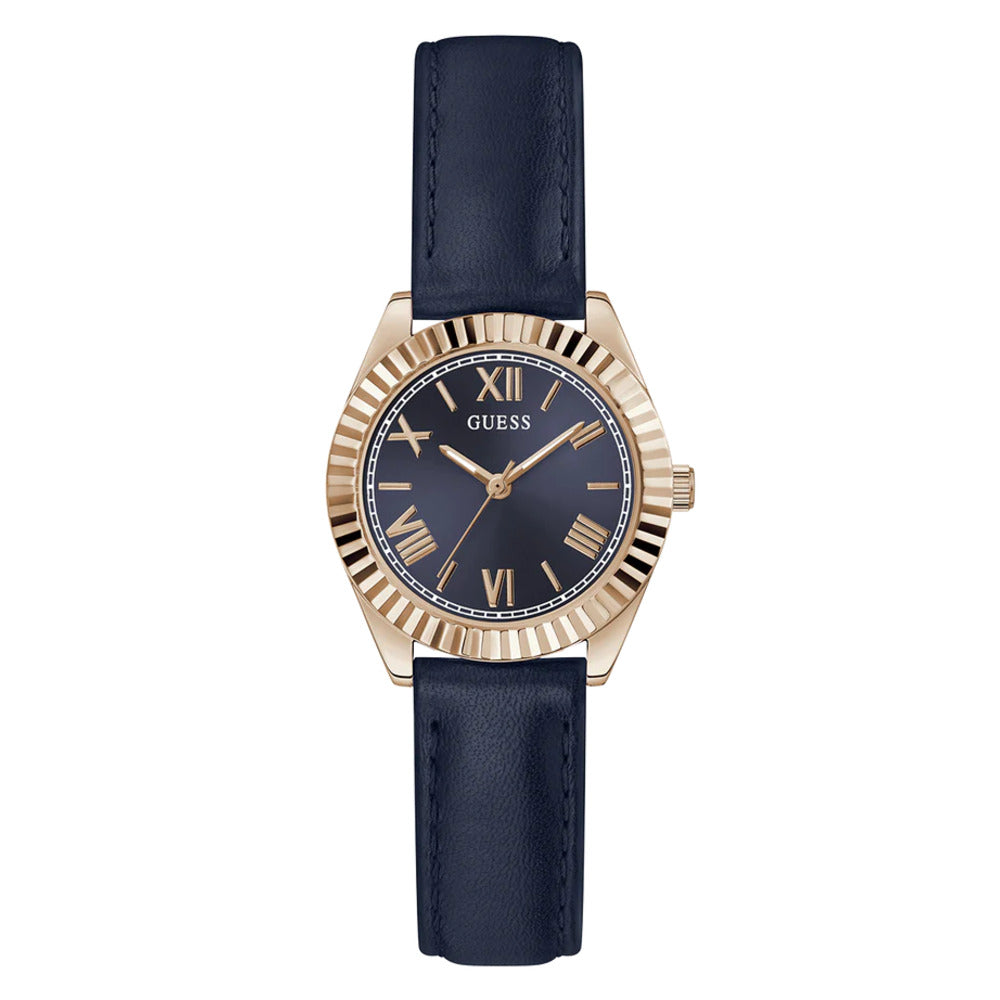 Women Guess Dress Blue Watch