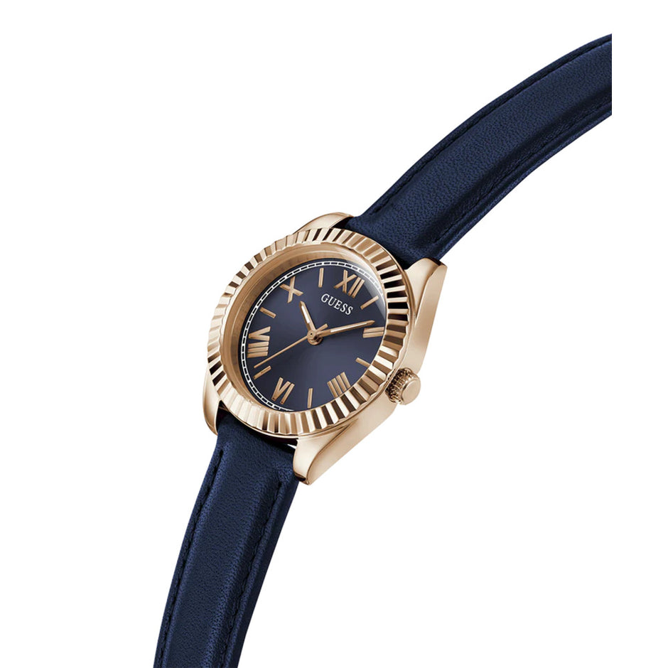 Women Guess Dress Blue Watch