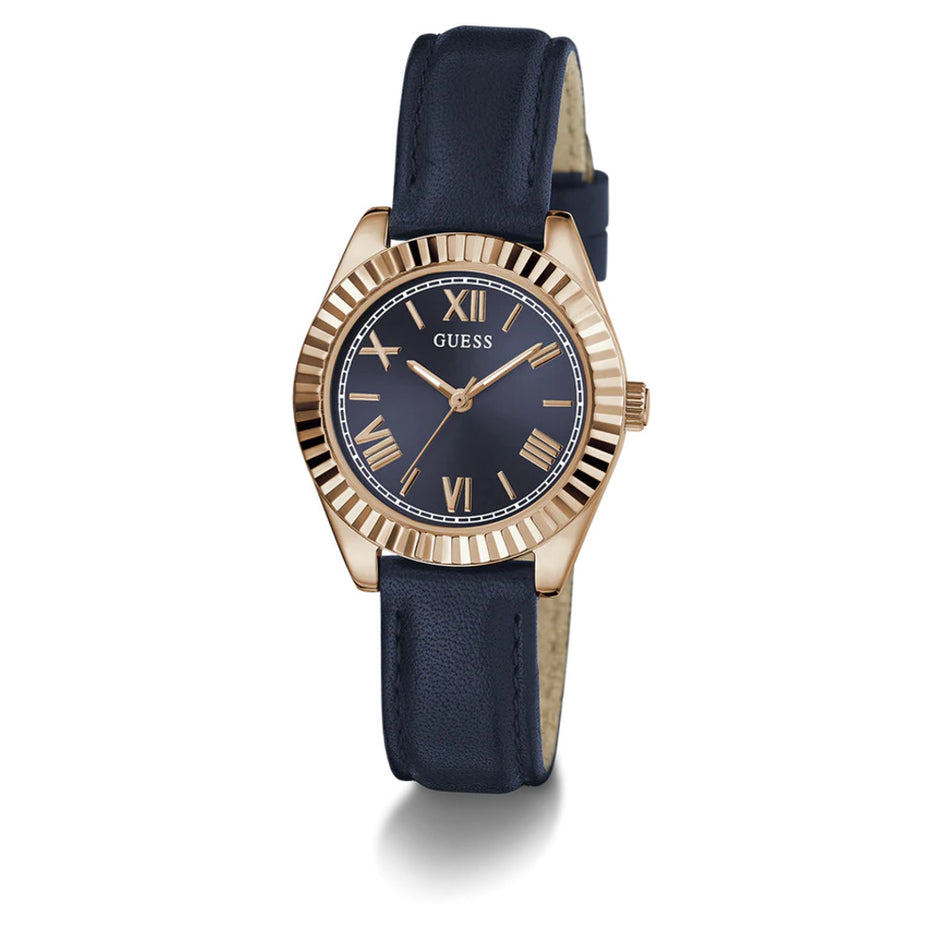 Women Guess Dress Blue Watch