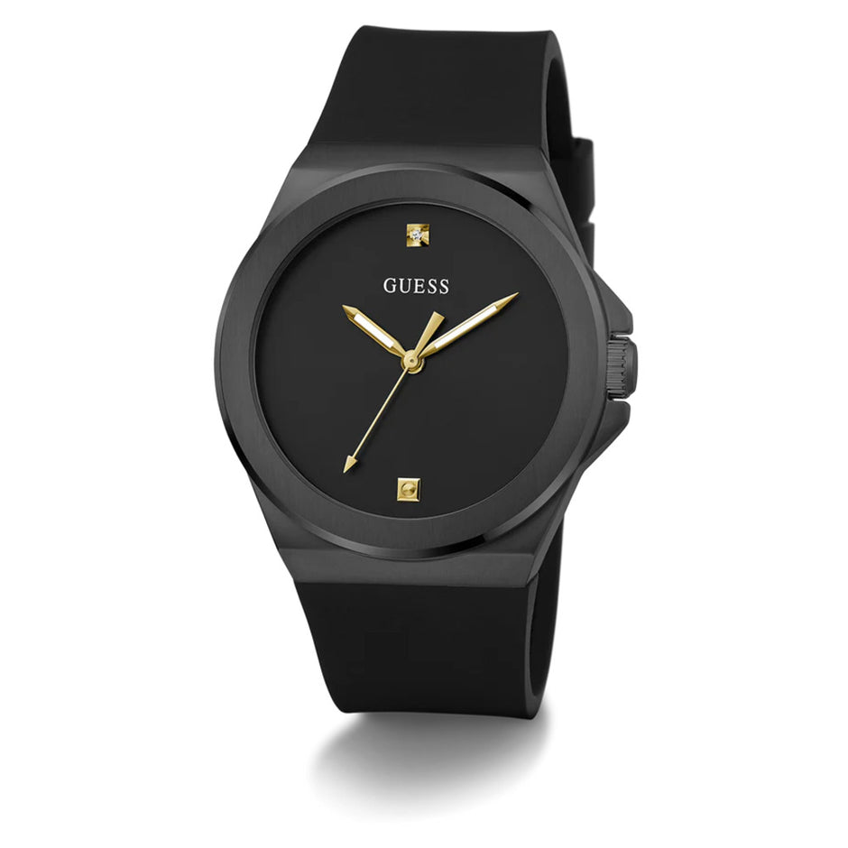 Men Guess Dress Black Watch