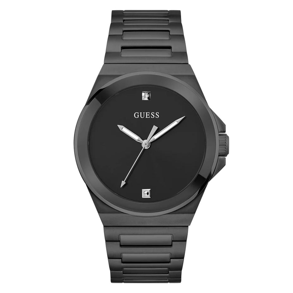 Men Guess Dress Black Watch