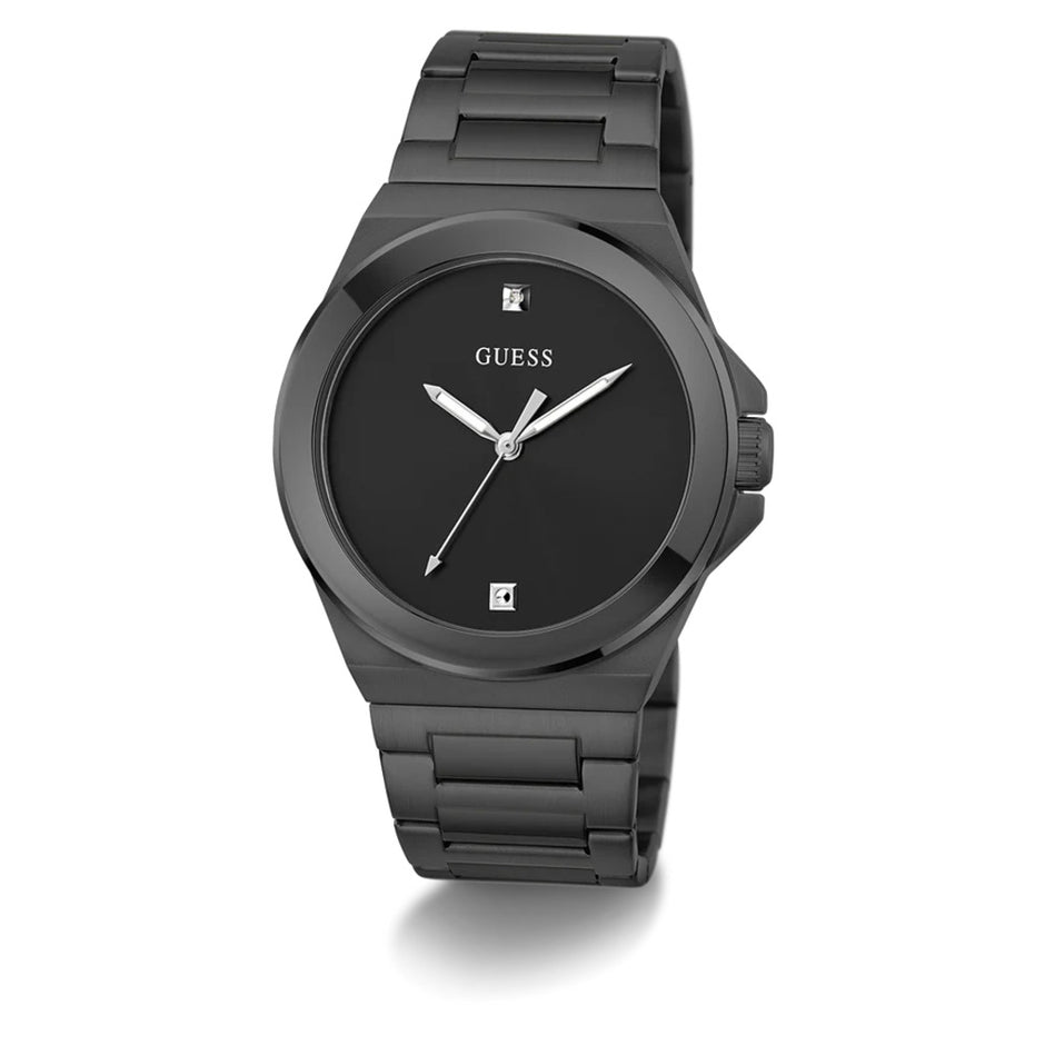 Men Guess Dress Black Watch