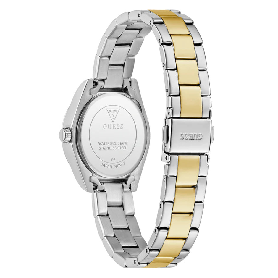 Women Guess Dress Two Tone Watch