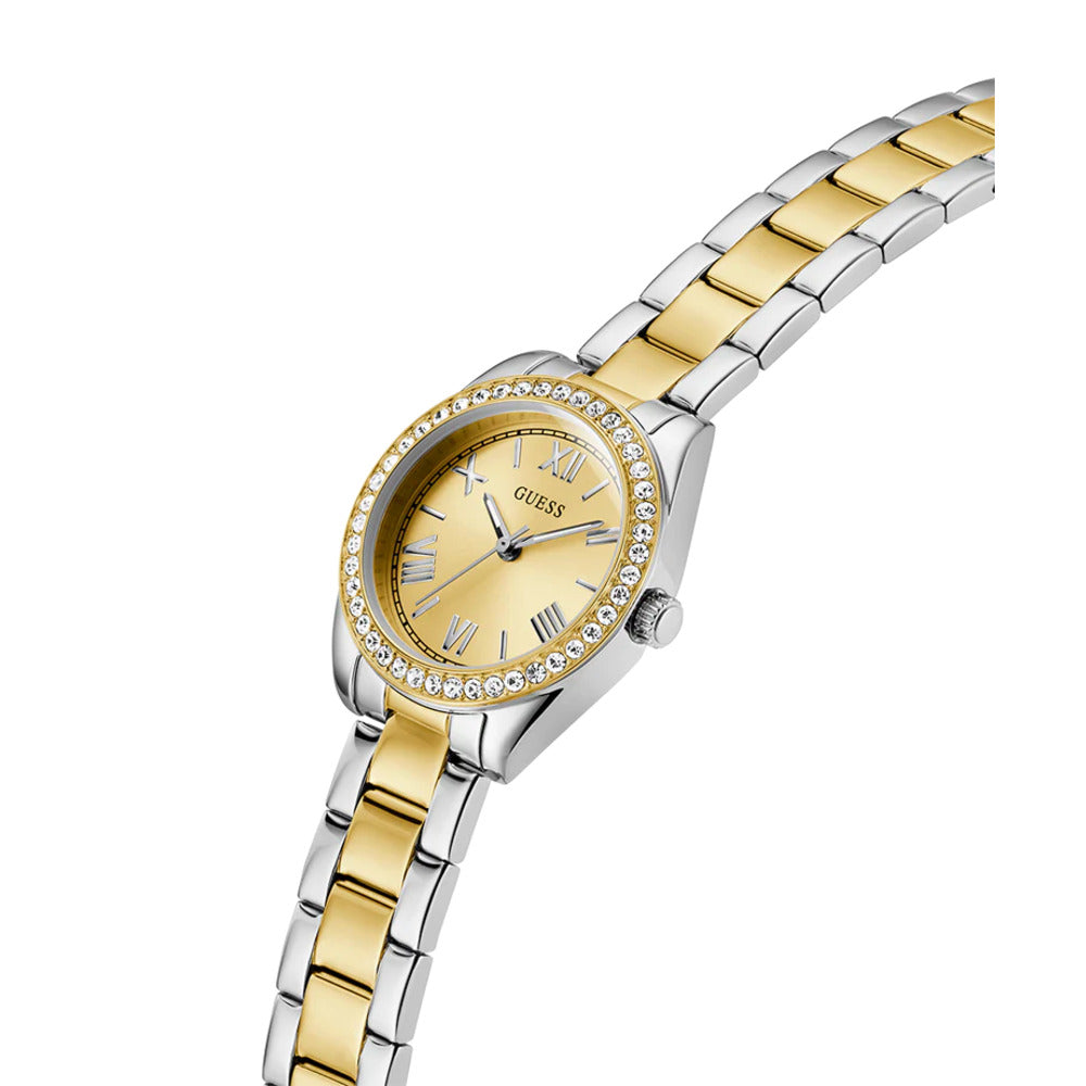 Women Guess Dress Two Tone Watch