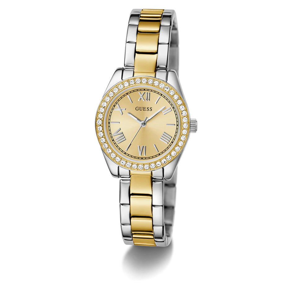 Women Guess Dress Two Tone Watch