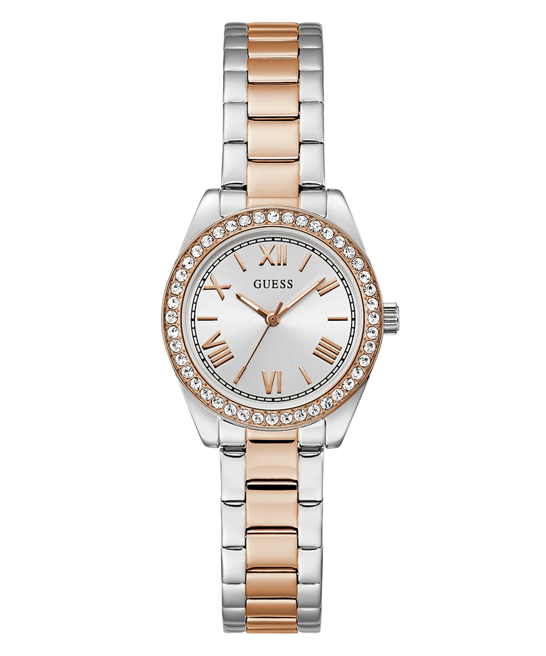 Women Guess Dress Two Tone Watch