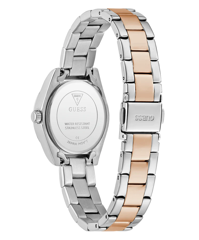Women Guess Dress Two Tone Watch