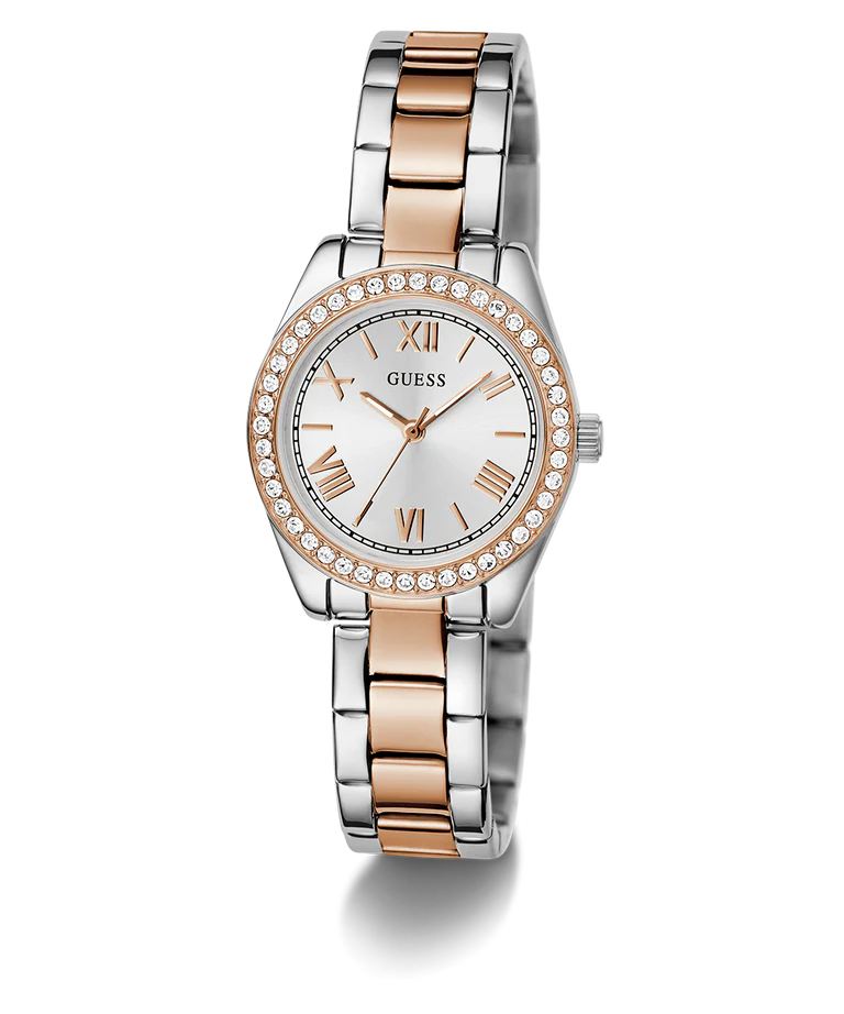 Women Guess Dress Two Tone Watch
