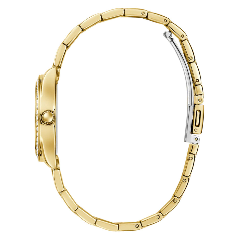 Women Guess Dress Gold Watch