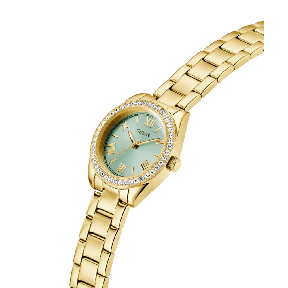 Women Guess Dress Gold Watch