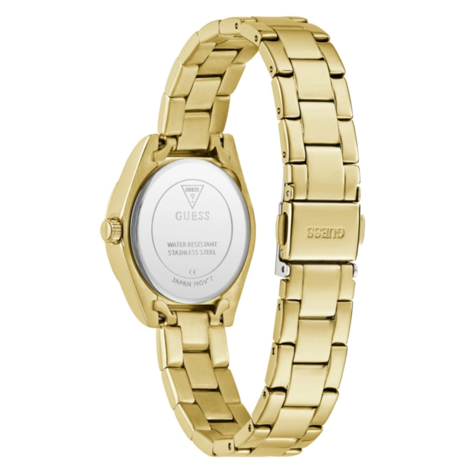 Women Guess Dress Gold Watch