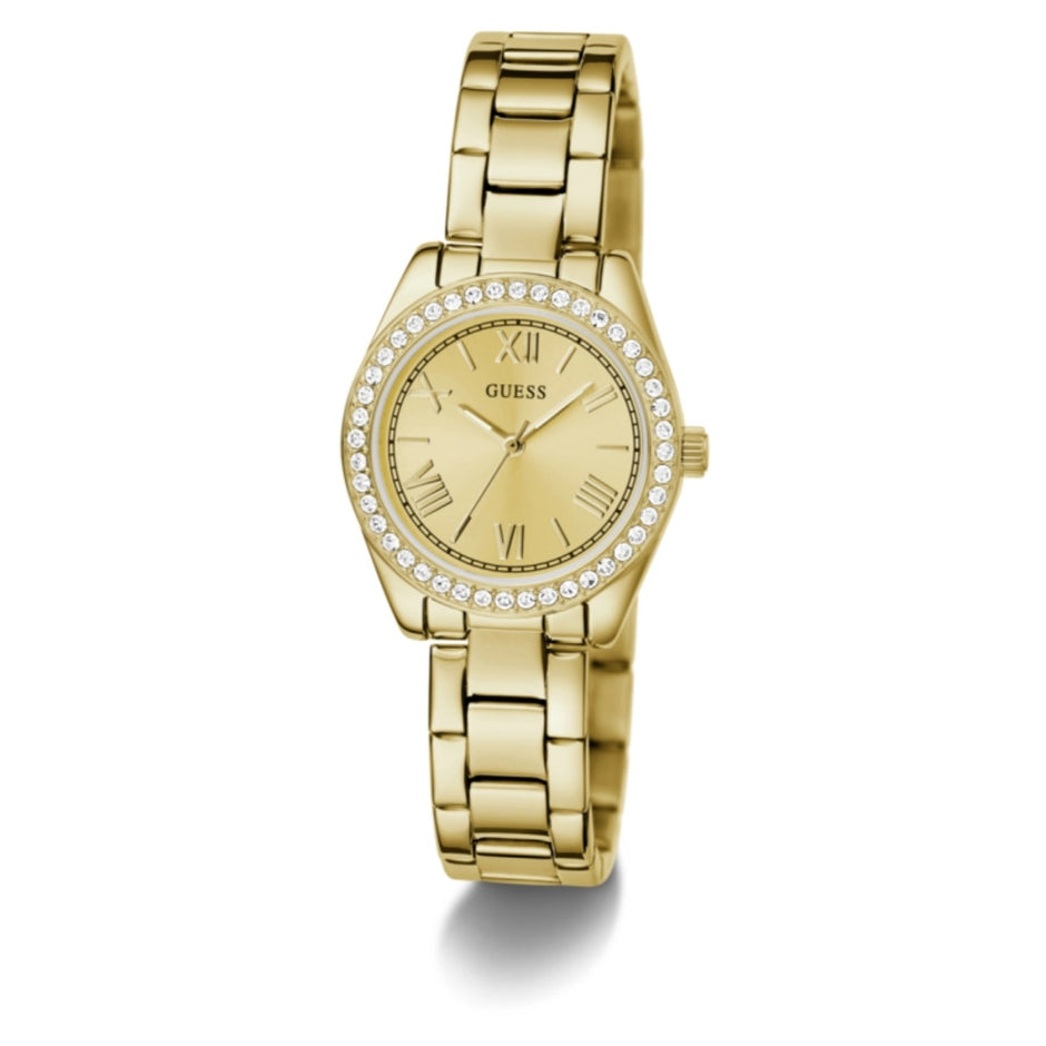 Women Guess Dress Gold Watch
