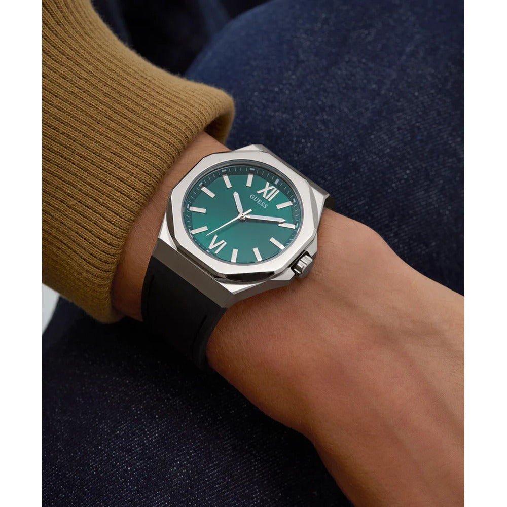 Men Guess Dress Black Watch