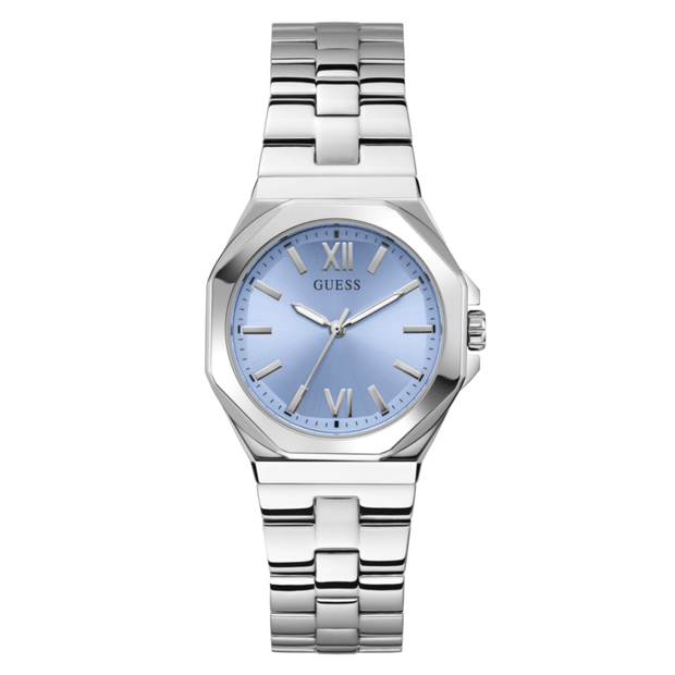 Women Guess Dress Silver Watch