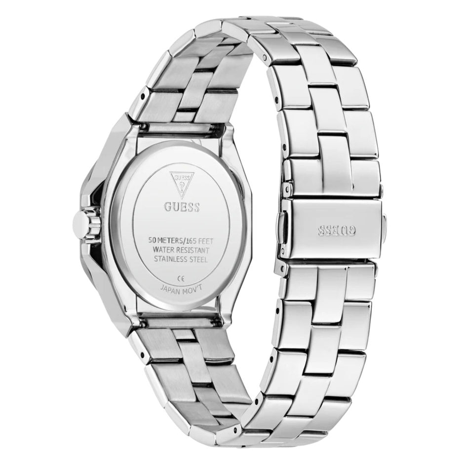 Women Guess Dress Silver Watch
