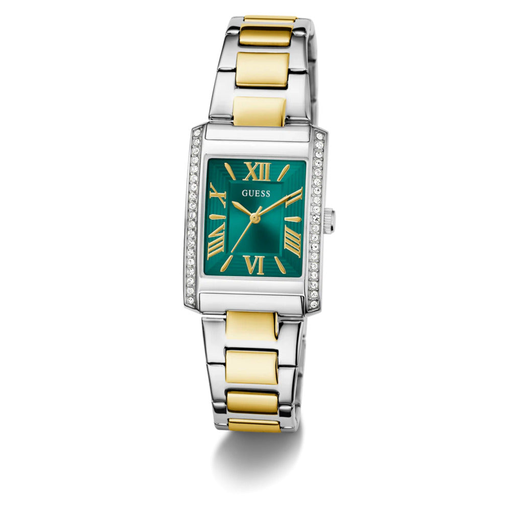 Women Guess Dress Two Tone Watch