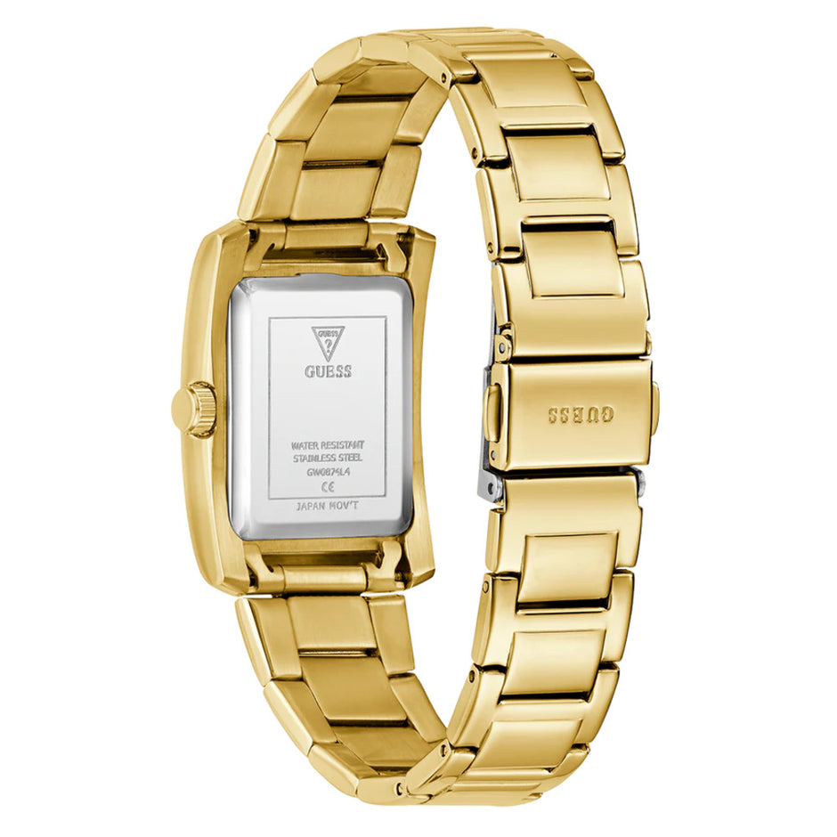 Women Guess Dress Gold Watch