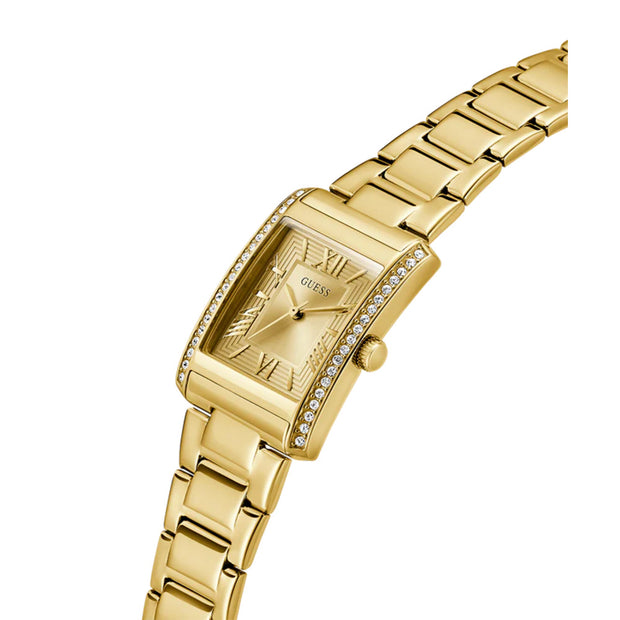 Women Guess Dress Gold Watch
