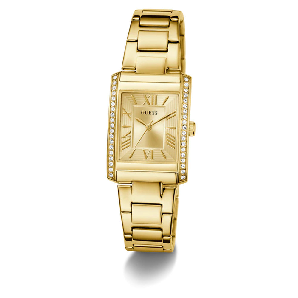 Women Guess Dress Gold Watch