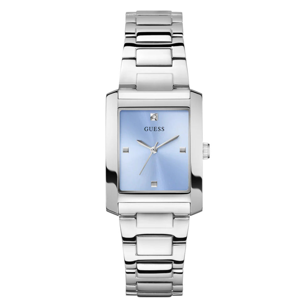 Women Guess Dress Silver Watch