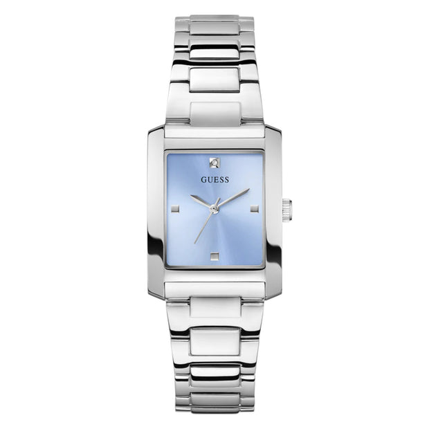 Women Guess Dress Silver Watch