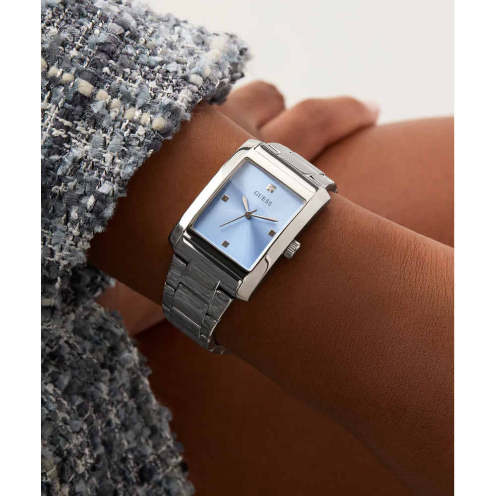 Women Guess Dress Silver Watch