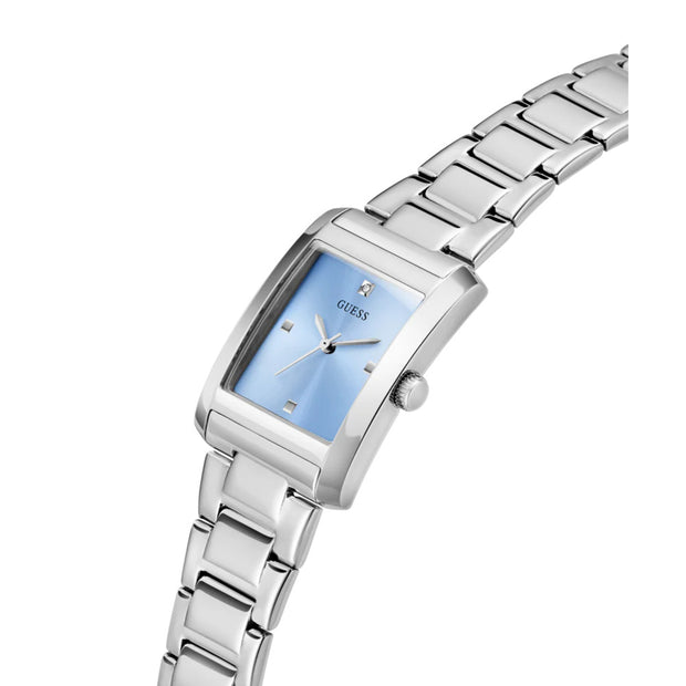 Women Guess Dress Silver Watch