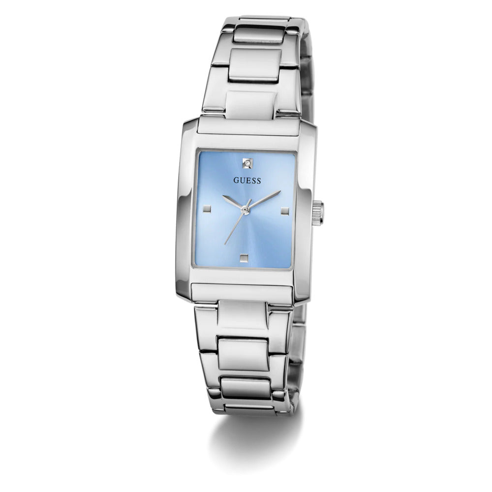 Women Guess Dress Silver Watch