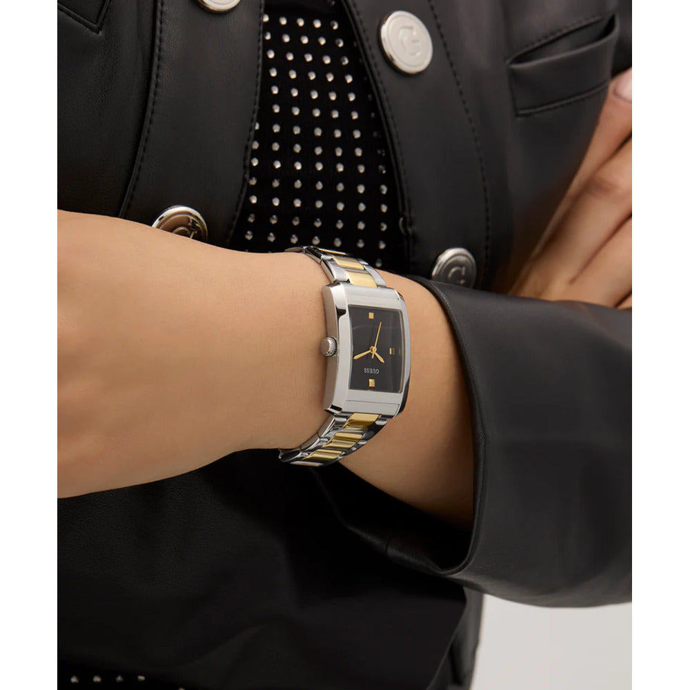 Women Guess Dress Two Tone Watch