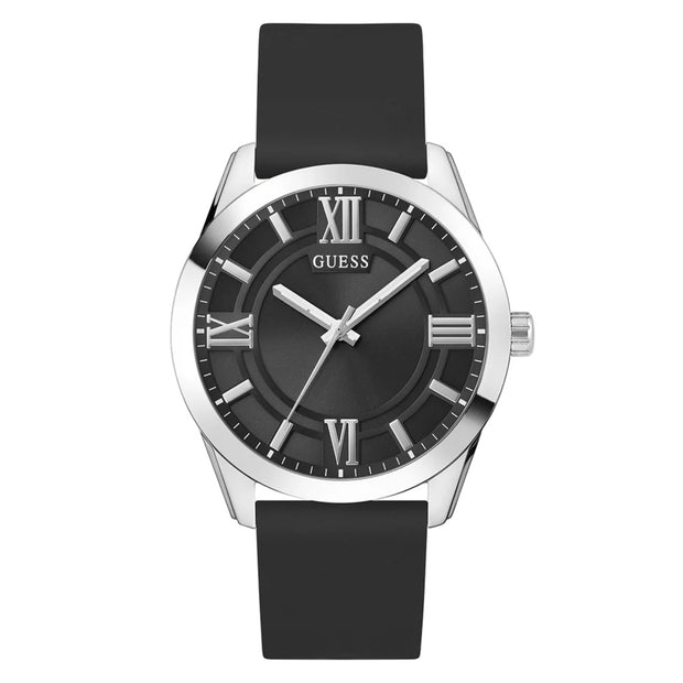 Men Guess Dress Black Watch