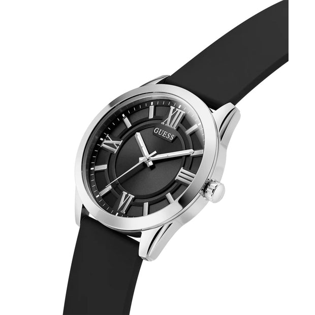 Men Guess Dress Black Watch