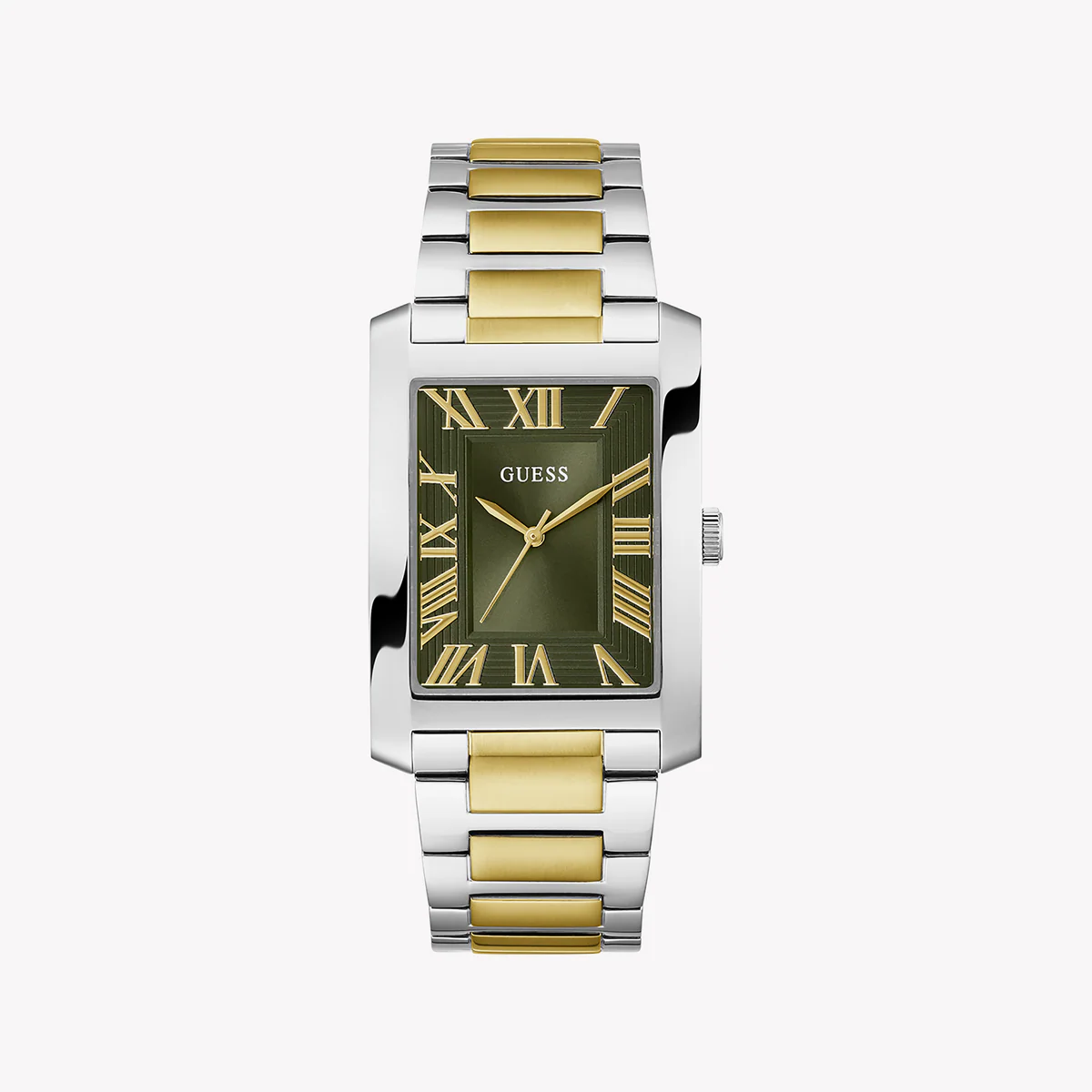Men Guess Dress Two Tone Watch