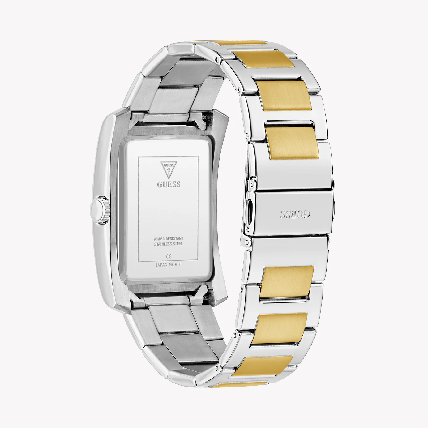 Men Guess Dress Two Tone Watch