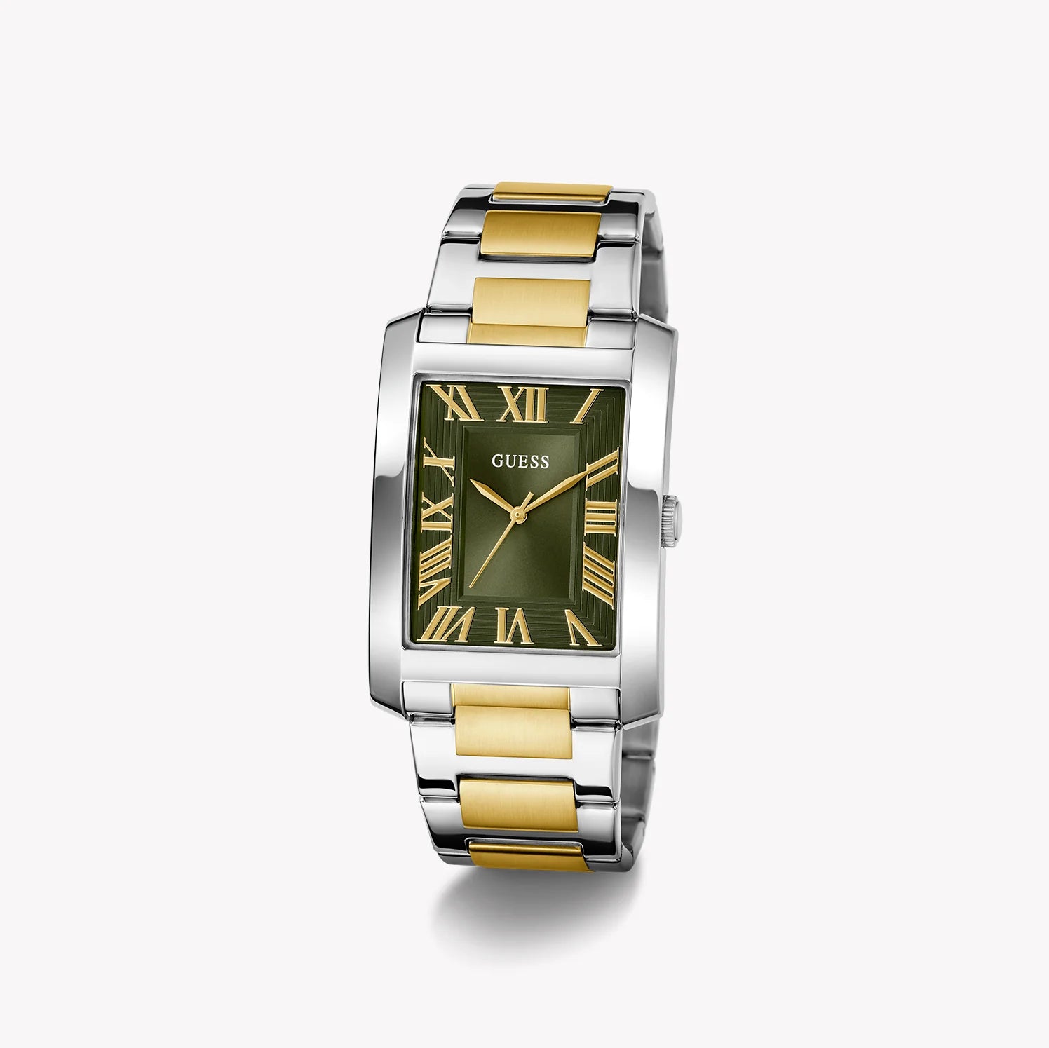Men Guess Dress Two Tone Watch