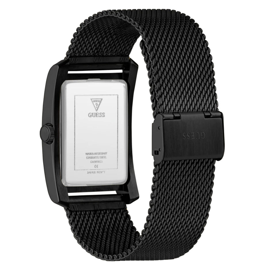 Men Guess Dress Black Watch