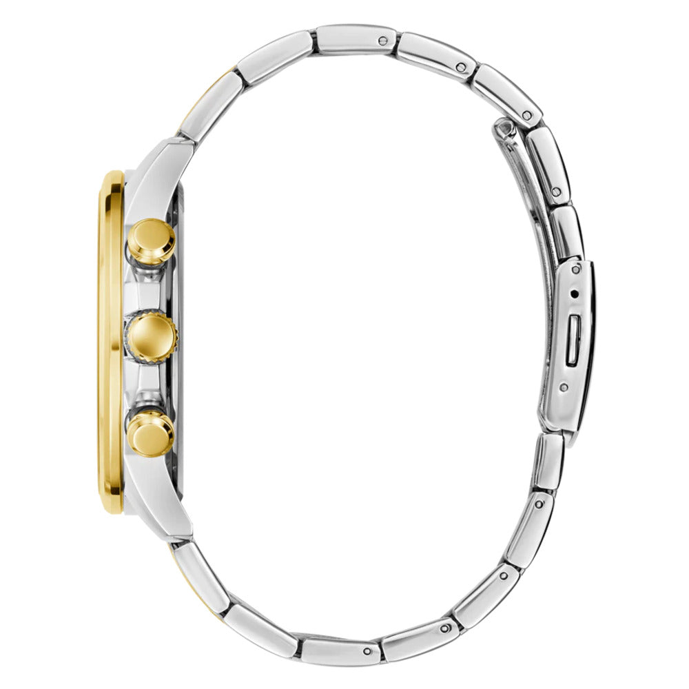 Men Guess Dress Two Tone Watch