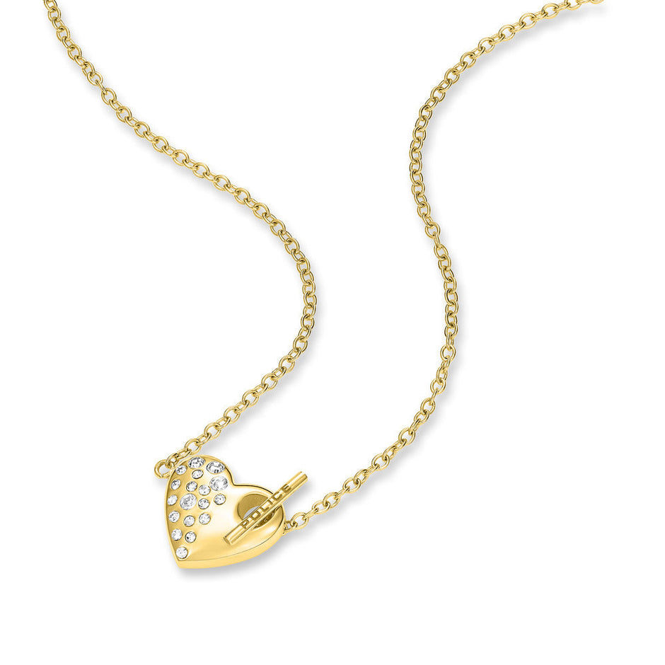 Women Heartstone Gold Necklace