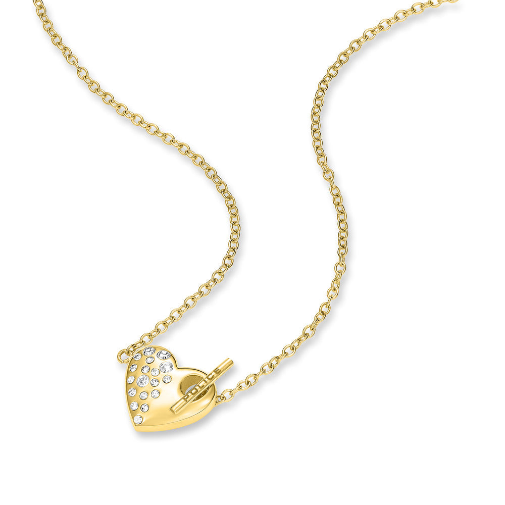 Women Heartstone Gold Necklace